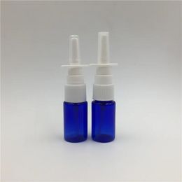 1000 pcs 10 ml PET Muti-Color Medical Nasal Mist Atomizer Spray Bottle All-match