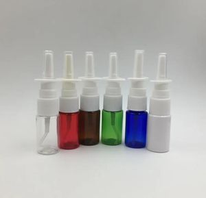 1000 pcs 10 ml PET Muti-Color Medical Nasal Mist Atomizer Spray Bottle Classic