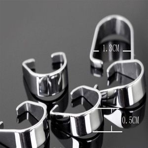 1000 stks 13mm buffing roestvrij staal zilveren sluitinghaken sieraden accessoires DIY hanger282J