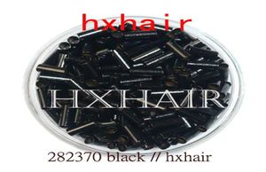 1000 pièces 28mm Tube de cuivre Micro anneaux liens perles noir DBrown marron LBrown Blonde5792873