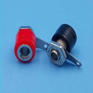 1000 Stuks 4mm Banaan Panel Socket Test Probe Binding Post Moer Plug Jack Connector Rood en Zwart Elke 50 uddgc