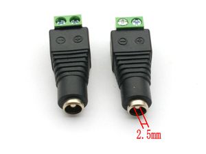 1000 pièces 5.5 MM X 2.5 MM prise d'alimentation cc bornes femelles pour connecteur de caméra CCTV