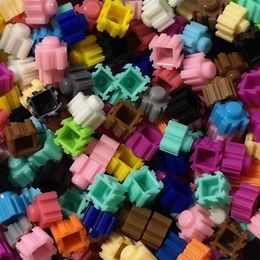 1000pcs 8*8 mm Pixel Art Puzzle Micro Diamond Building Blocks 40 Colors DIY 3D Pequeño ladrillo para niños