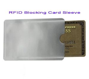 1000pcs Aluminium Anti RFID Blocking Sleeve Credit Card, protéger votre argent et votre carte d'identité5495879