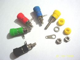 1000 pcs bindende postluidopdrachten voor 4 mm bananenplug connector