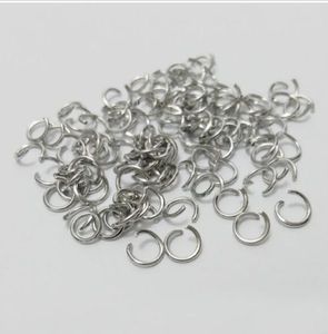 1000 stks saaie zilveren open jump ring split ringen sieraden vinden voor sieraden maken 5 mm