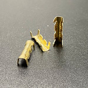 1000 pcs goud 453 U-vormig 0,3-1,5 mm2 Terminal Tab Koud Inserts Connectors Cold Terminal Kleine tanden Fascia-terminal met geschenk