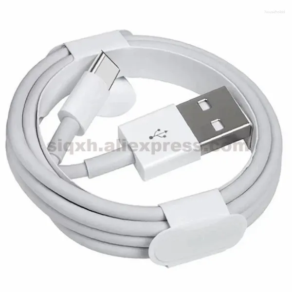 1000 pièces/lot 1M câble de Charge Micro USB type C blanc pour téléphone 5 6 7 8 S X Plus 11 12 câbles de chargeur de synchronisation de données OD3.0 de haute qualité