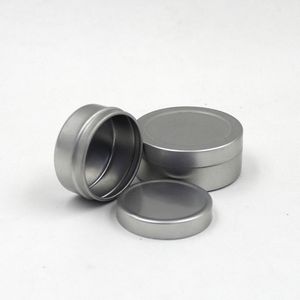 1000 pcs/lot 20g pots de crème en aluminium vides, pot de boîtier cosmétique, boîtes en aluminium de 20 ml, récipient de baume à lèvres en métal