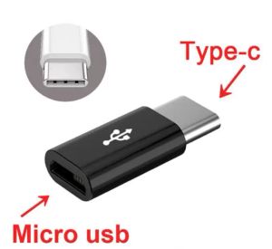 1000 unids / lote Mini cables Micro USB 2.0 a Tipo c 3.1 Cable Tipo-C 3.0 Adaptador Cargador rápido USB-C Convertidor de sincronización de datos para teléfono huawei xiaomi andorid