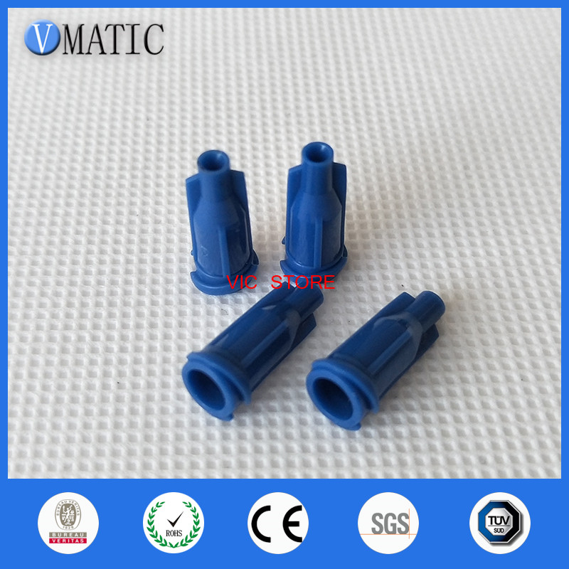 Composants électroniques VMATIC Distribution de plastique Seringue Seringue Bouchon de serrure de verrouillage Luer Type Type de seringue bleu foncé Caps 1000pcs