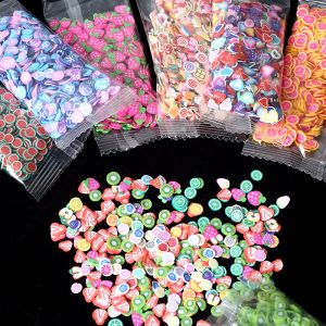 1000 stcs gemengd dier fruitblad bloemen klei vulstof uv hars epoxy schimmelvullingen voor doe -het -zelf sieraden maken nail art decoraties