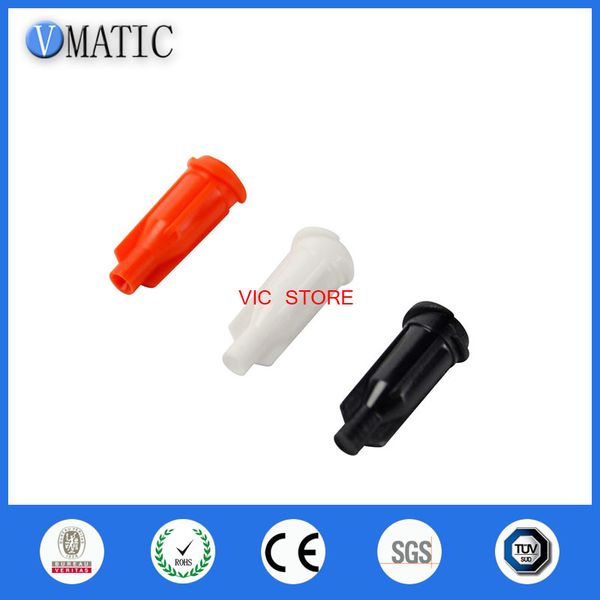 VMATIC PLASITC Tipo Americano Pegamento Dispensando Jeringa Tapa Tapón Tapón Barril 1000pcs