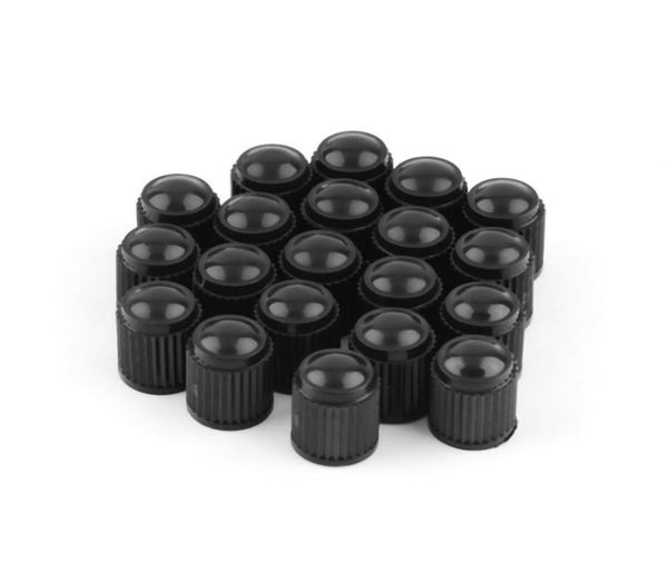 1000 pièces en plastique vélo vélo voiture Van moto pneu Valve bouchons anti-poussière Black5676328