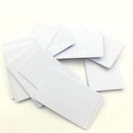 1000 stks Afdrukbare PVC-visitekaartje Blanco Sublimatie Wit ID-kaart voor kantoornaam Tag Party Gunsten