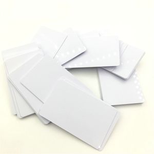 1000pcs Carte de visite en PVC imprimable Blank Sublimation White ID Carte pour le nom de bureau Tag Party Favors