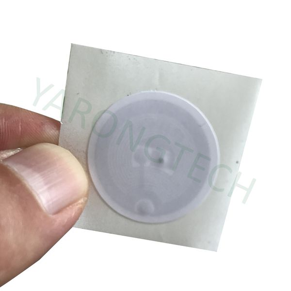 tag NFC Sticker Ntag213 papier blanc dos diamètre 25 mm adhésif compatible avec tous NFC téléphone Android -1000pcs