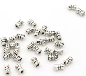 1000 stks Tibetaanse zilveren legering boog spacer losse metalen kralen voor sieraden maken handgemaakte diy armband ketting accessoires groothandel 6x3mm