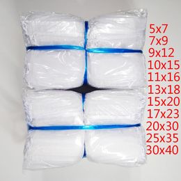 1000 unids Bolsa de Organza Blanca Favores de Fiesta de Boda Caja de Regalo Niños Cumpleaños Joyería de Navidad Bolsas de Embalaje Bolsa 240309