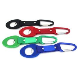 1000 stks gratis verzending + groothandel camping carabiner waterfles taille haak gesp houder clip klimmen