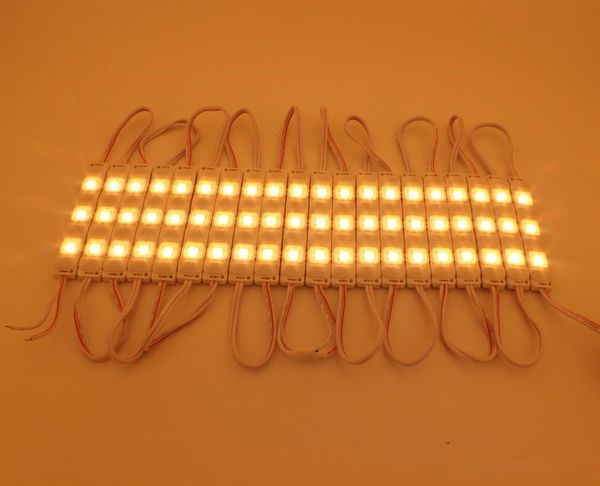 1000pcs X super lumineux 5050 SMD LED Module 12V module de moulage par injection lentille transparente étanche IP67