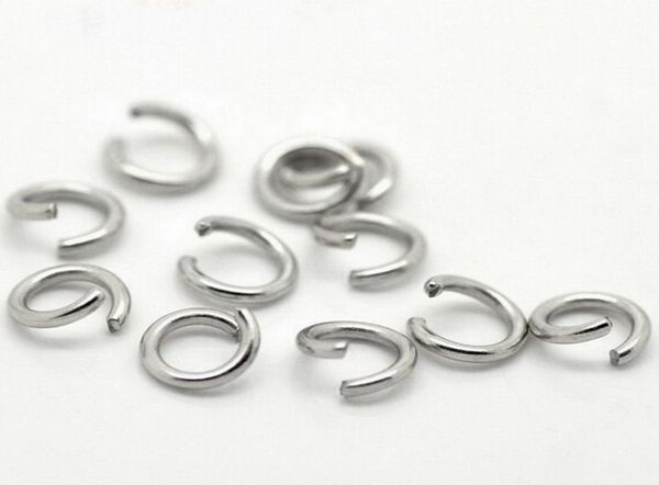 1000pcsbags entièrement mince 035 mm Taille anneau de saut en acier inoxydable Sinclants de bricolage des bijoux 8382810