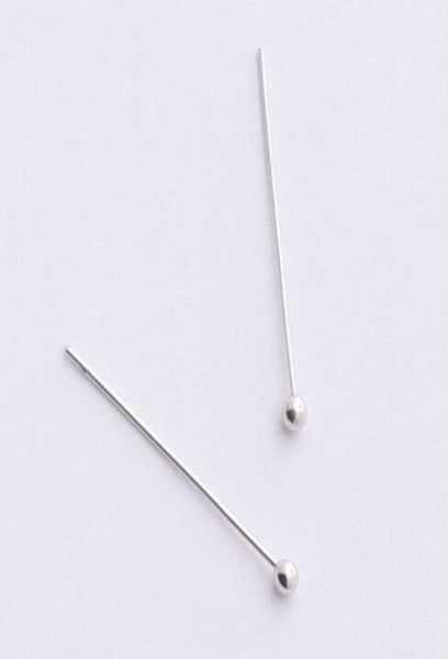 1000 pcslot épingles à tête sphérique argent or bijoux perles bricolage accessoires pour la fabrication de bijoux 50mm9363033