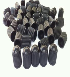 1000pcslot bouchons en plastique noir pneu poussière Valve bouchons de Valve d'air adaptés pour vélo moto voiture roue pneu Air Valve tige Caps9601700