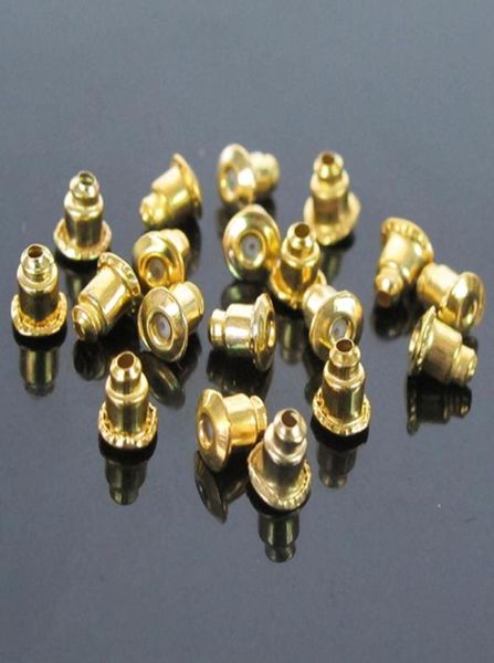 1000pcslot Or Argent Plaqué Boucle D'oreille Dos Bullet Bouchons Earnuts Bouchons D'oreille Alliage Résultats Bijoux Accessoires 2 Couleurs Wholesa2891316