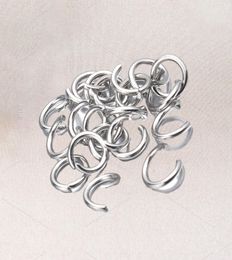 1000 pcSlot Gold Silver roestvrij staal Open Jump Rings 4568mm Split Rings Connectoren voor DIY Ewelry Bevindingen Making6580766