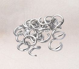 1000 pcSlot Gold Silver roestvrij staal Open springringen 4568 mm Split ringen connectoren voor DIY Ewelry Bevindingen maken 4772282