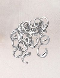 1000 pcSlot gouden zilveren roestvrijstalen open springringen 4568 mm split ringen connectoren voor doe -het -zelf -ewelry bevindingen maken 7603278