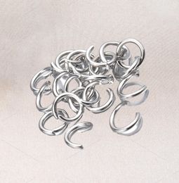 1000pcSlot Gold Silver roestvrij staal Open Jump Rings 4568mm Split Rings Connectoren voor DIY Ewelry Bevindingen Making8037444