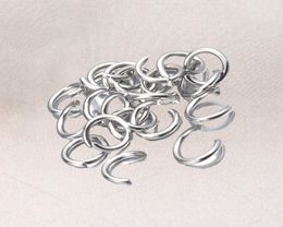 Lote de 1000 anillos abiertos de acero inoxidable, dorados y plateados, conectores de anillos divididos de 4568mm para accesorios de joyería DIY, Making8056812