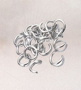 1000pcSlot Gold Silver en acier inoxydable en acier inoxydable saut ouverts Rings 4568 mm Split Anneaux Connecteurs pour DIY Ewelry Résultats Faire 6580766