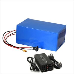 Batterie Li-ion 1000 W 1500 W 2000 W 48 V batterie au lithium 48 V 30AH batterie de scooter électrique ebike avec BMS et chargeur 50A