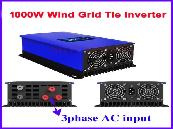 1000W Entrée AC triphasée à la sortie AC 190260 V L'onduleur de vent de cravate avec chargement de vidage ContrôterResistor2295834