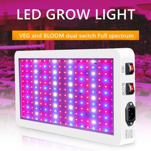 1000 W LED -kweeklampen SMD 2835 LED's Volledige spectrum Growlichten voor binnenhydrocultuurplanten Veg Bloom broeikasgroeilampen Loodbouw zaailingen