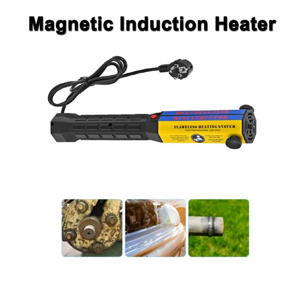 Kit de chauffage par induction magnétique 1000W avec 10 bobines écrous chauffants sans flamme engrenages roulements chauffage par induction électromagnétique 220V