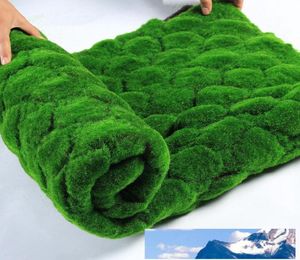 100100 cm Artificiel Moss Fake Green Plants Great Mat Faux Moss Wall Turf Grass For Shop Home Patio Decoration Greenery5199560