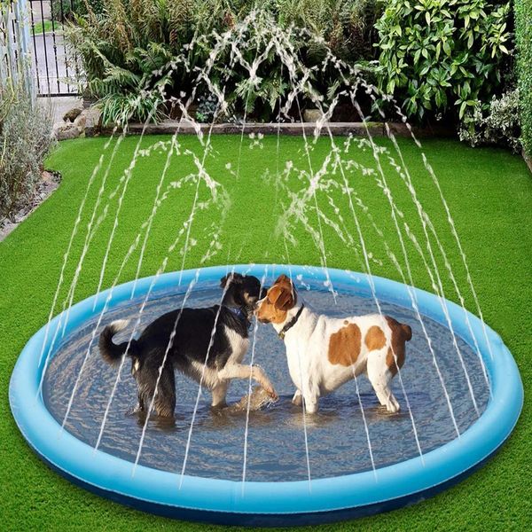 100150170cm pour animaux de compagnie Sprinkler Pava de refroidissement Piscine Piscine gonflable PAUT SPÉRIT