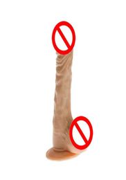 10039039 10 inch grote dildo seksspeeltje Penis voor vrouwelijke masturbatie realistische vleeskleur dongs masturbator vagina gspot mas1367929