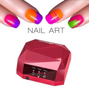 diamone UV Lamp LED Nail Dryer light Diamond Shaped 36W Long LIife LED CCFL Curing Nail Tools for UV Gel Nail Polish Art Tools