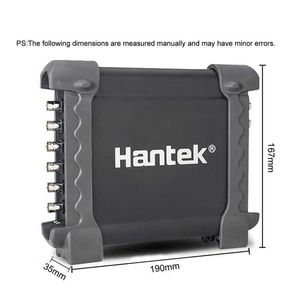 Oscilloscope 1008C Hantek 8ch avec Oscilloscope de stockage PC USB HT25/DAQ/générateur Programmable Osciloscopio automobile numérique