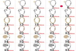100925 Silver Female Ring Noble Charme éternel Zircon Love Forget Me Bijoux Original For Women Gift4075873