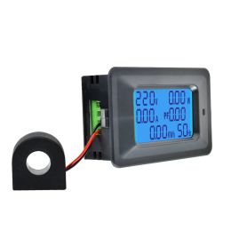 100A AC110-250V LED digital Voltímetro Amperímetro Wattmeter Medidor de energía de energía 220V Volt Wattmeter Tester Detector