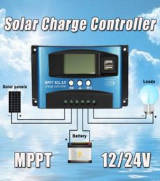 Contrôleur de Charge de régulateur de panneau solaire 100A MPPT 12V24V, suivi de mise au point automatique 4708772