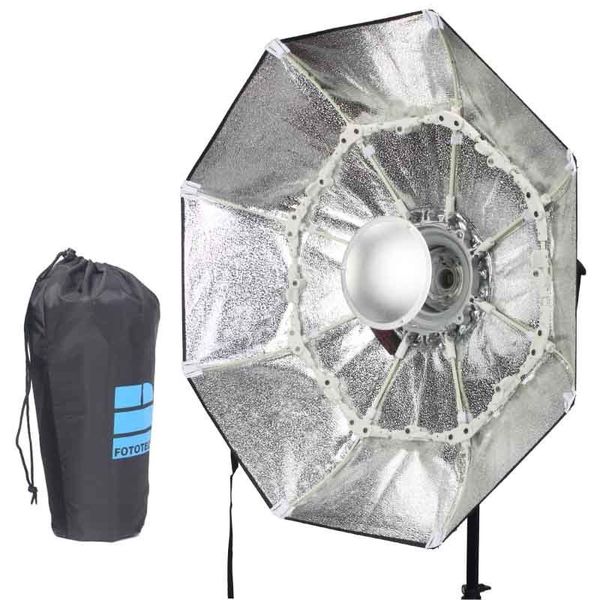 Livraison gratuite 100cm plat de beauté pliable octogone Softbox Bowens Mount pour Bowens