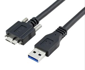 100 cm USB 30 Un câble mâle à USB 30 Micro B mâle avec des vis de panneau de montage pour téléphone mobile disque dur8799718