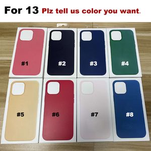 Le plus récent étui de téléphone en silicone magnétique le plus vendu pour iPhone 13 12 Mini Pro Max Full Edge Soft Mobile Back Cover avec boîte de vente au détail